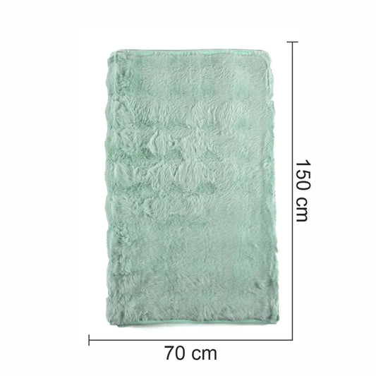 Cuvertura Canapea, Naimeed D4877S, 70x150cm, poliester, pufoasa, Turcoaz - 221.ro