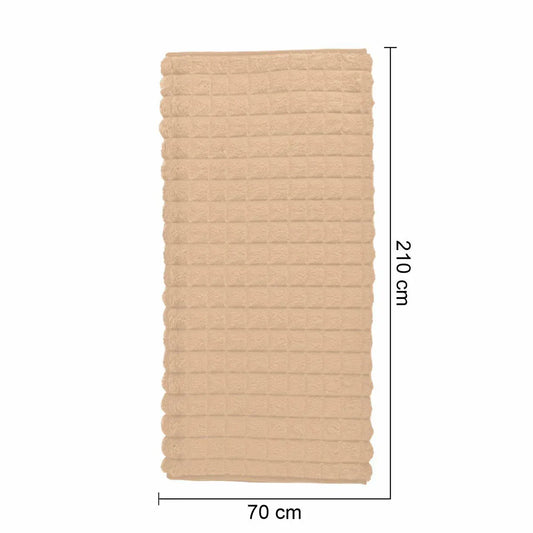 Cuvertura Canapea, Naimeed D4879M, 70x210cm, poliester, pufoasa, matlasata, Crem - 221.ro