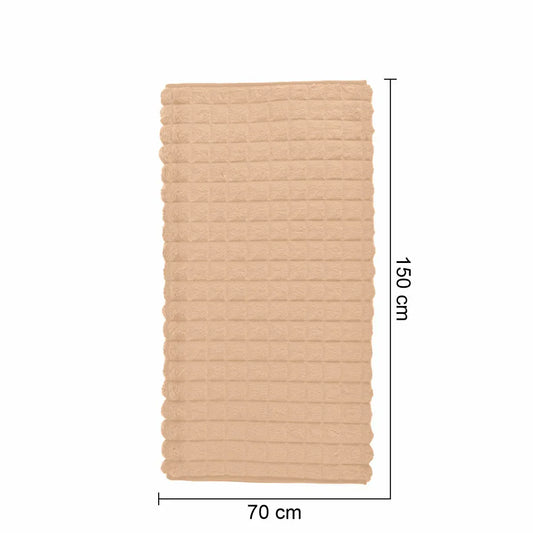 Cuvertura Canapea, Naimeed D4879S, 70x150cm, poliester, pufoasa, matlasata, Crem - 221.ro