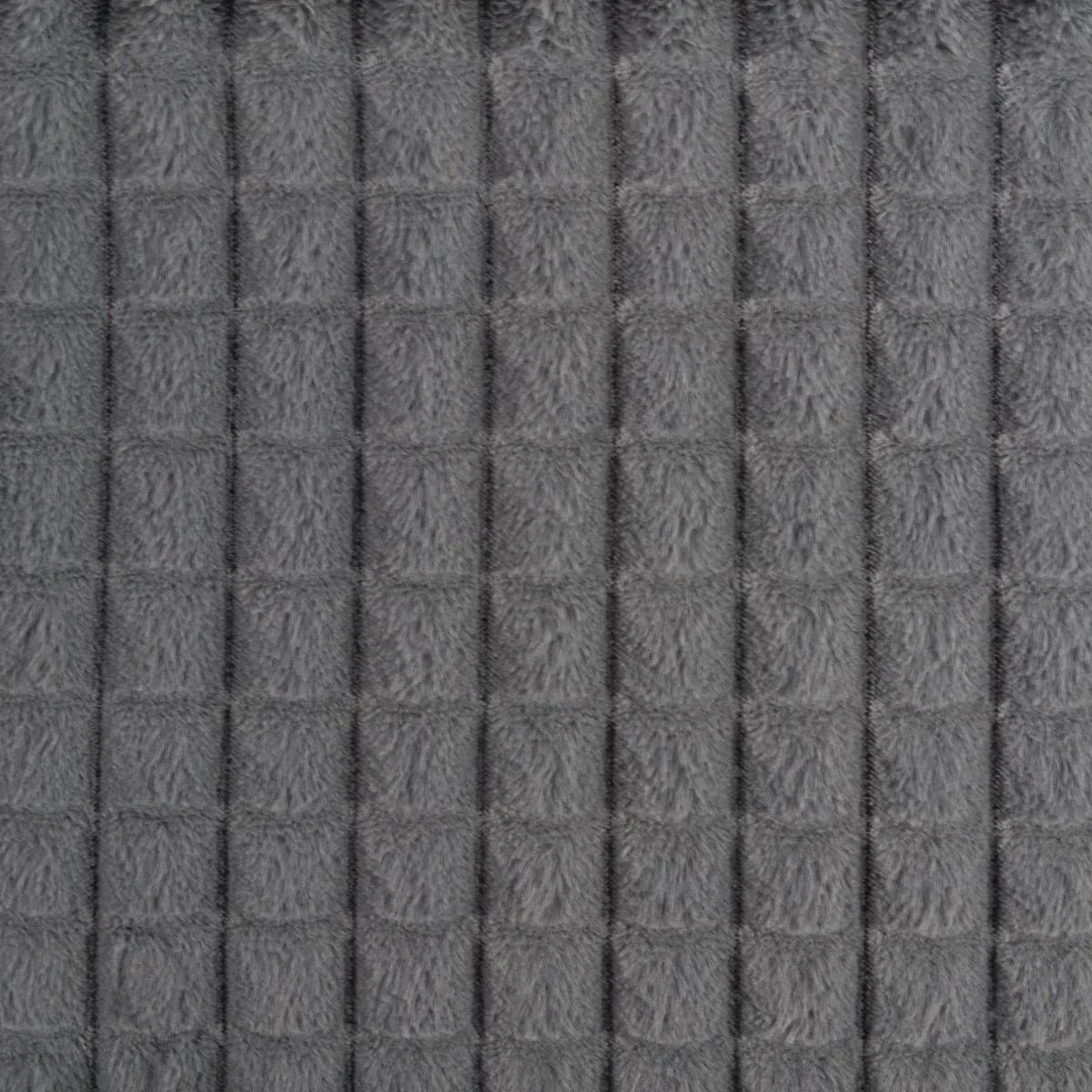Cuvertura Canapea, Naimeed D4880S, 70x150cm, poliester, pufoasa, matlasata, Gri Inchis - 221.ro