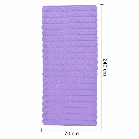 Cuvertura Canapea, Naimeed D4883L, 70x240cm, poliester, pufoasa, matlasata, Mov - 221.ro