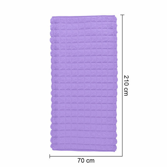 Cuvertura Canapea, Naimeed D4883M, 70x210cm, poliester, pufoasa, matlasata, Mov