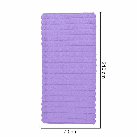 Cuvertura Canapea, Naimeed D4883M, 70x210cm, poliester, pufoasa, matlasata, Mov - 221.ro