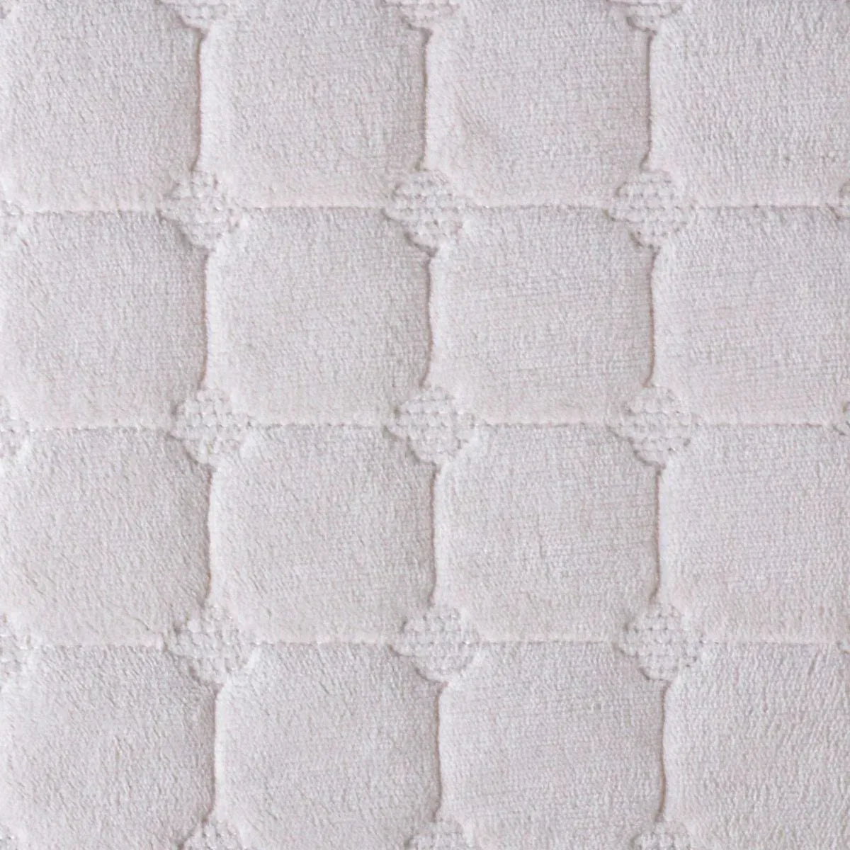 Cuvertura Canapea, Naimeed D4884S, 70x150cm, poliester, pufoasa, matlasata, Alb - 221.ro