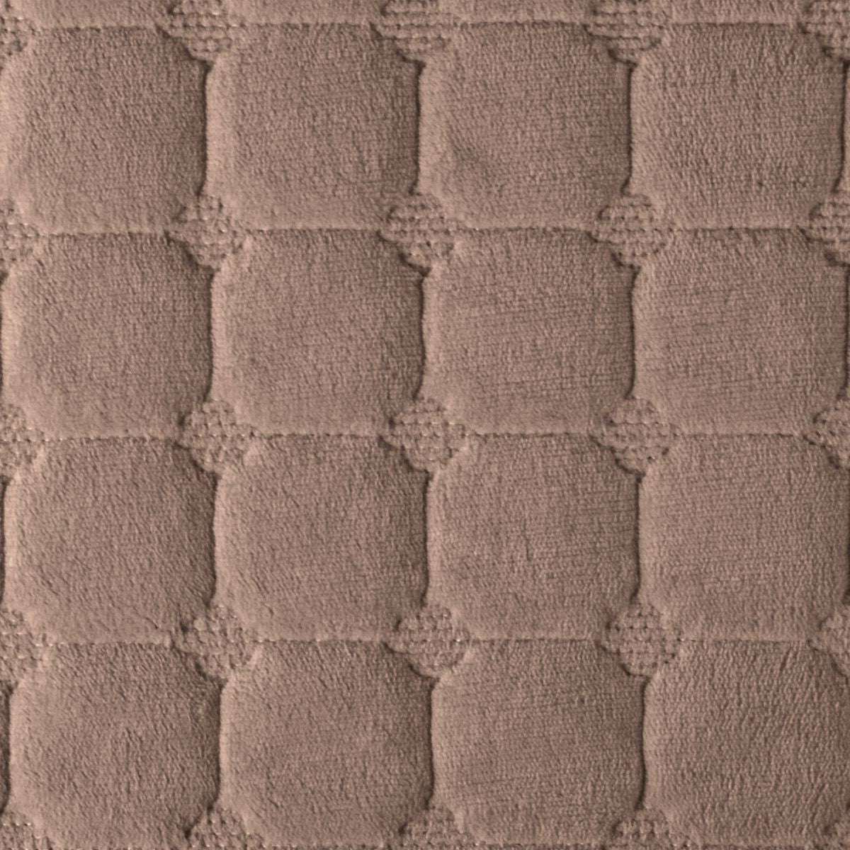 Cuvertura Canapea, Naimeed D4885L, 70x240cm, poliester, pufoasa, matlasata, Maro Inchis