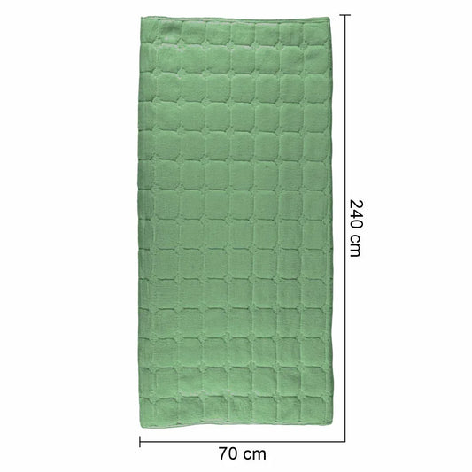 Cuvertura Canapea, Naimeed D4886L, 70x240cm, poliester, pufoasa, matlasata, Verde - 221.ro
