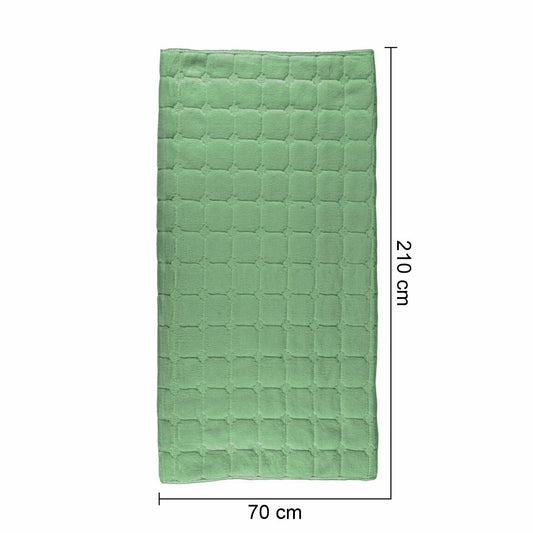 Cuvertura Canapea, Naimeed D4886M, 70x210cm, poliester, pufoasa, matlasata, Verde