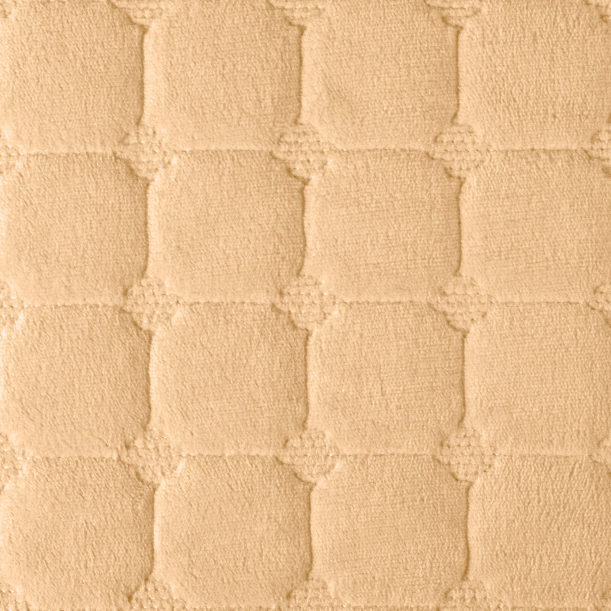 Cuvertura Canapea, Naimeed D4887L, 70x240cm, poliester, pufoasa, matlasata, Maro Deschis