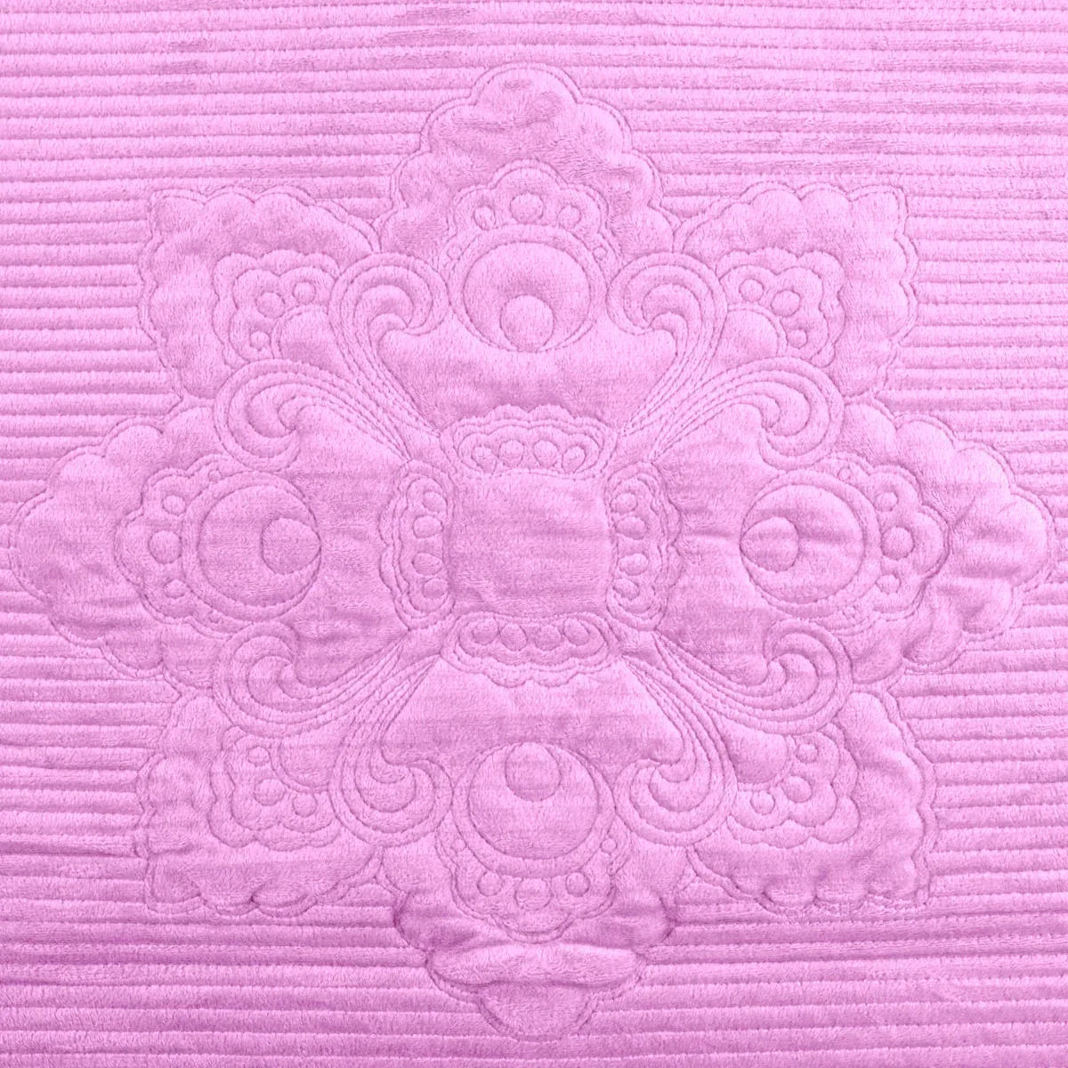 Cuvertura Canapea, Naimeed D4889S, 70x150cm, poliester, pufoasa, matlasata, Roz - 221.ro
