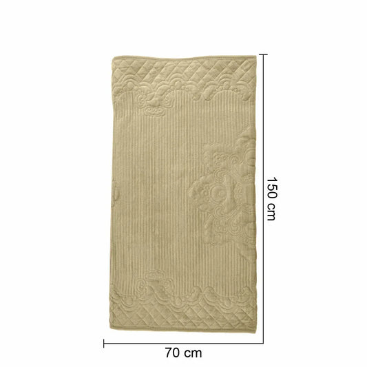 Cuvertura Canapea, Naimeed D4892S, 70x150cm, poliester, pufoasa, matlasata, Crem - 221.ro