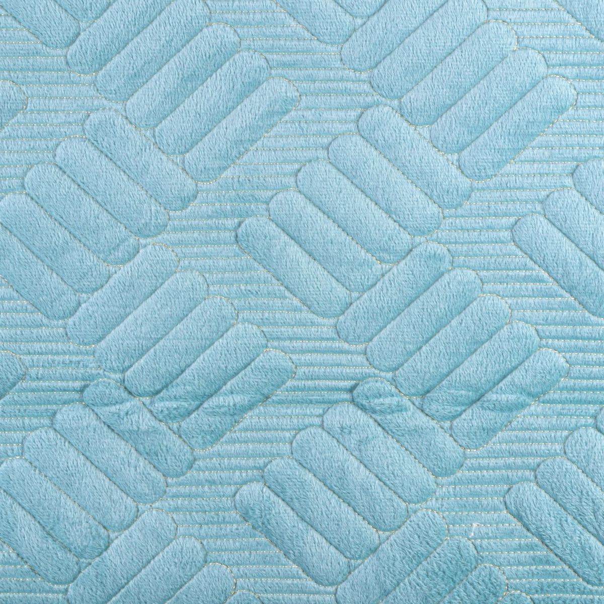 Cuvertura Canapea, Naimeed D4897S, 70x150cm, poliester, pufoasa, matlasata, Turcoaz