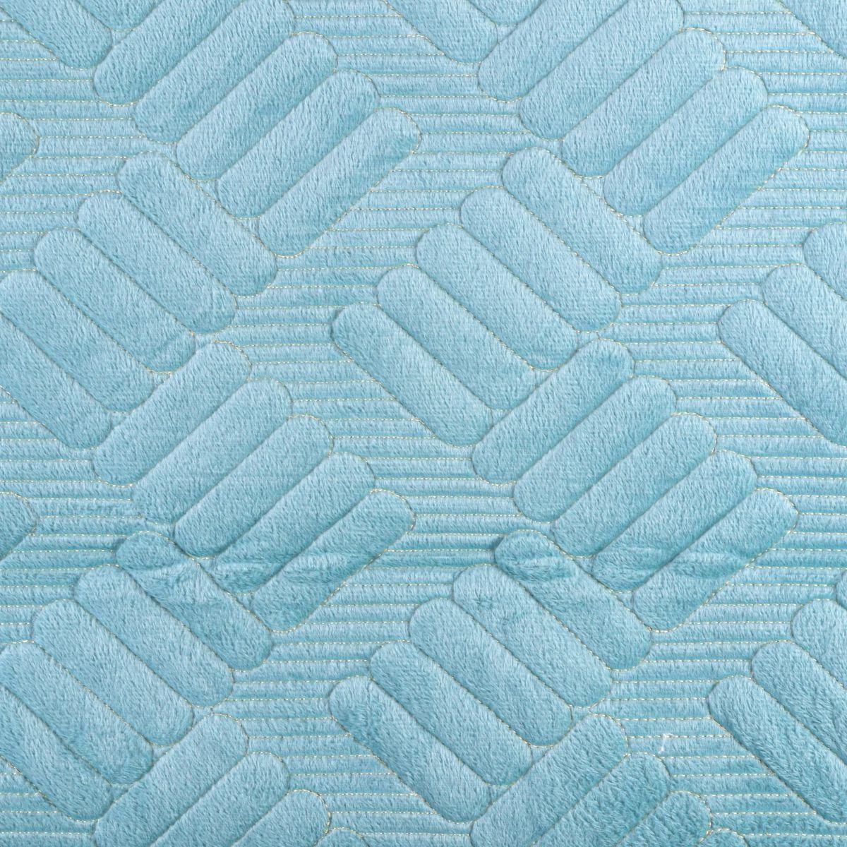 Cuvertura Canapea, Naimeed D4897S, 70x150cm, poliester, pufoasa, matlasata, Turcoaz - 221.ro