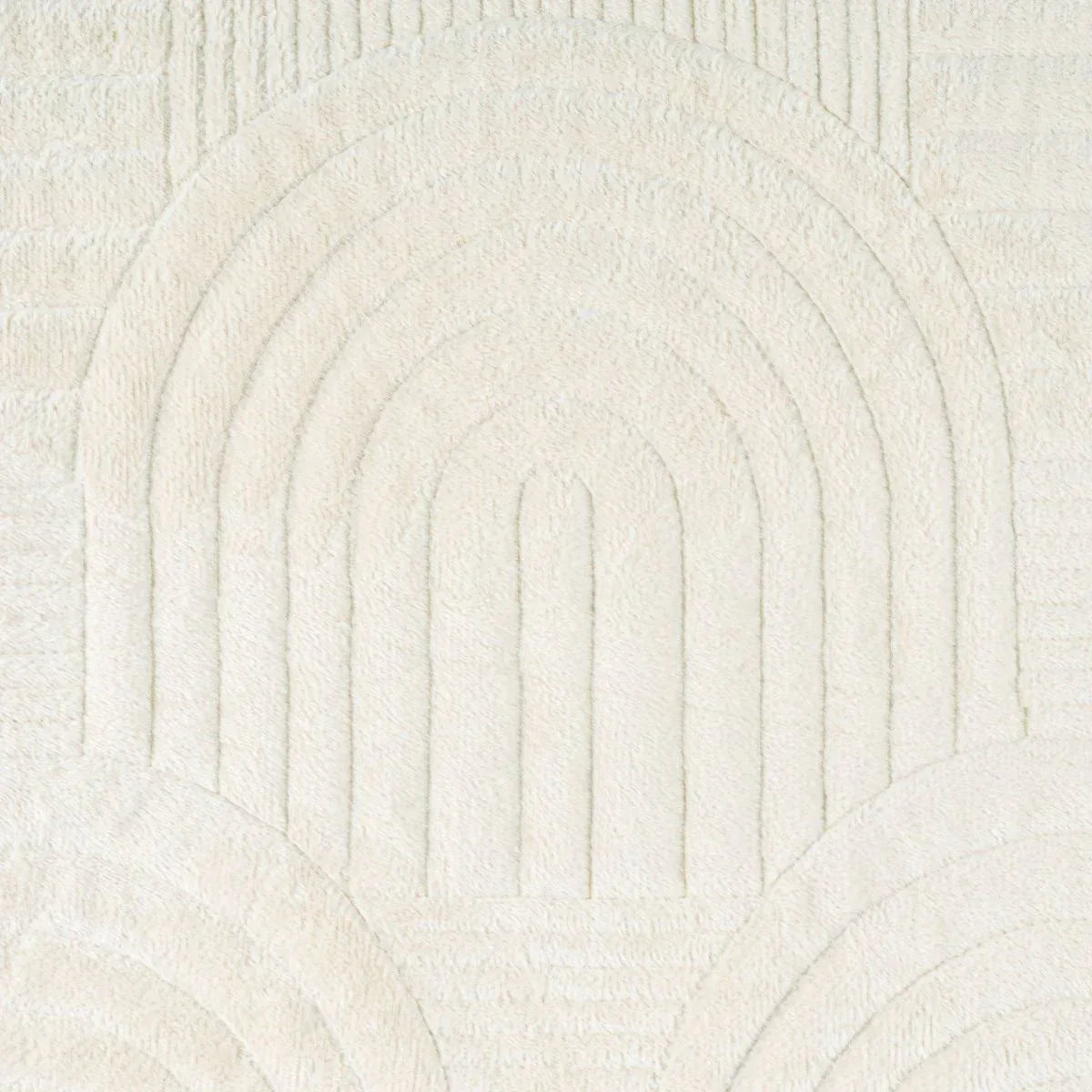 Cuvertura Canapea, Naimeed D4901L, 70x240cm, poliester, pufoasa, matlasata, Crem - 221.ro