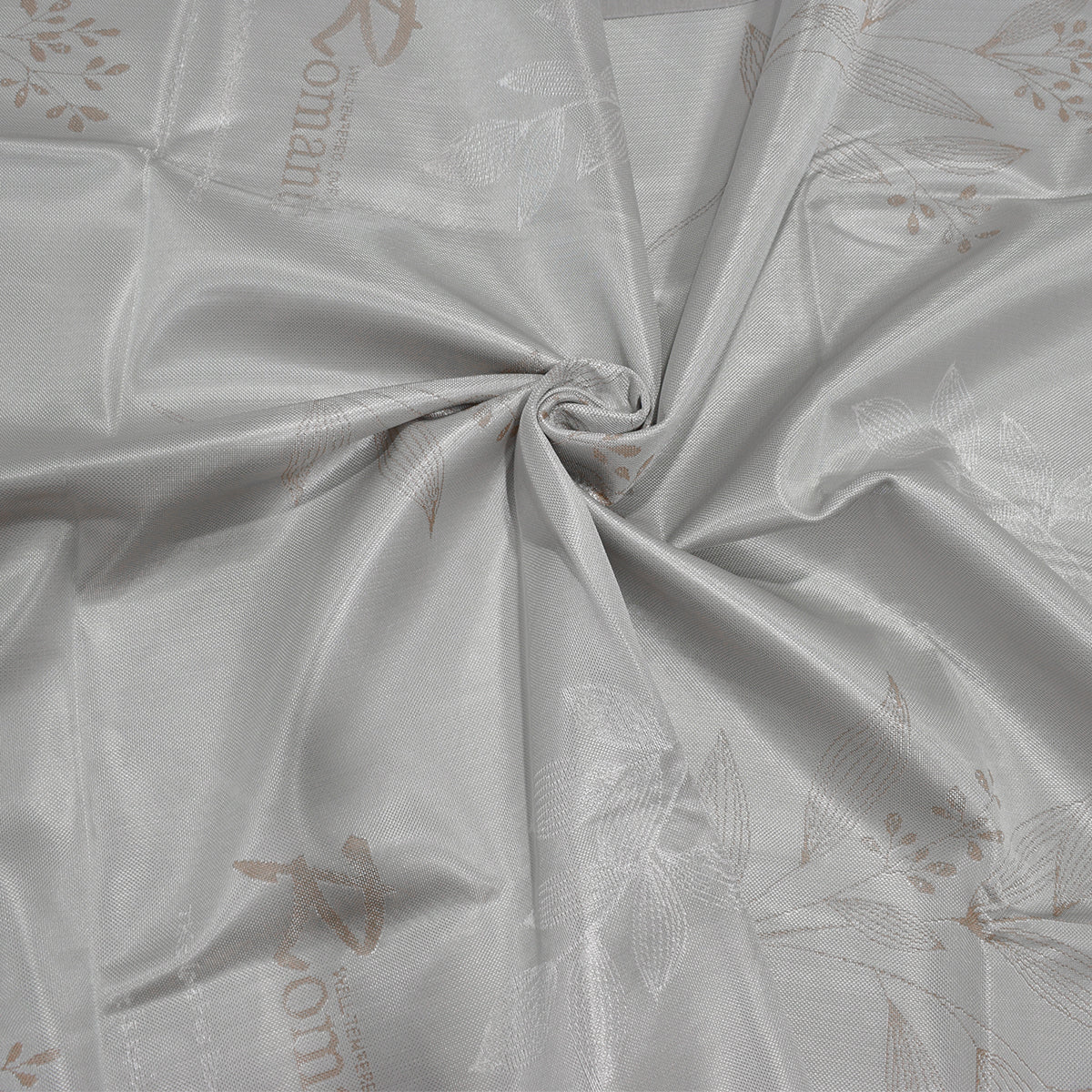 Set lenjerie pat dublu, latime 180cm, Naimeed D4913, Gri