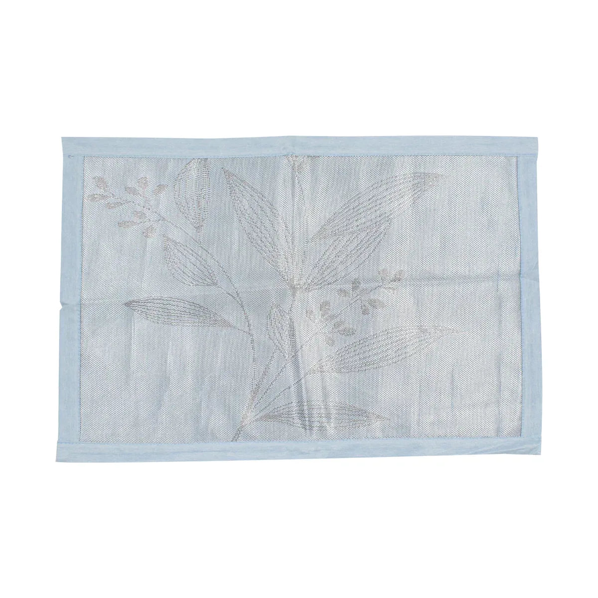 Set lenjerie pat dublu, latime 145cm, Naimeed D4913, model Romantic, Albastru - 221.ro