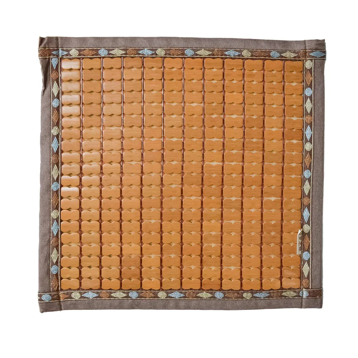 Perna scaun, model din lemn de bambus, Naimeed D4914, Maro - 221.ro