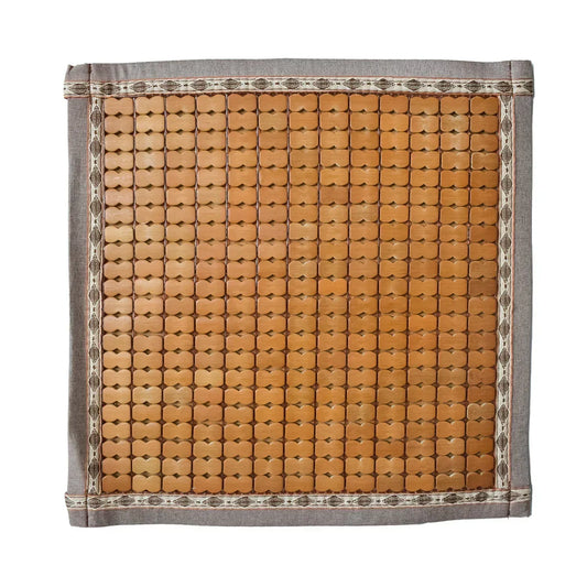 Perna scaun, model din lemn de bambus, Naimeed D4914, Maro - 221.ro