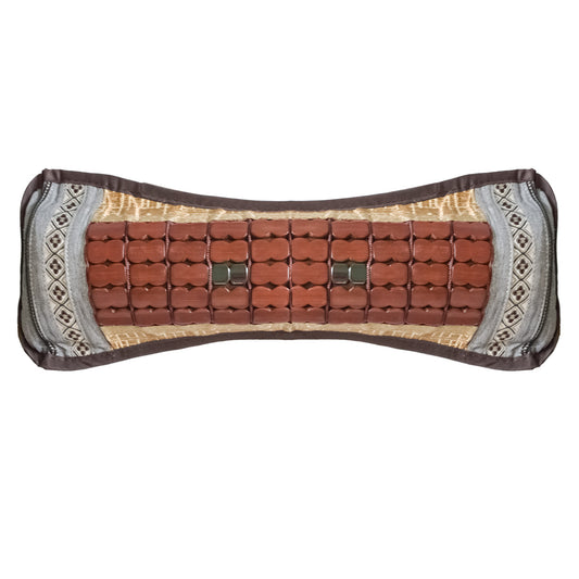 Perna ortopedica, rulou cu frunze de ceai, model din bambus, Naimeed D4931, Gri