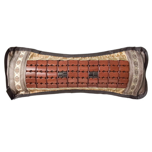 Perna ortopedica, rulou cu frunze de ceai, model din bambus, Naimeed D4931, Maro