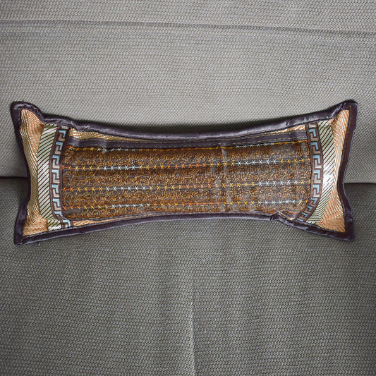 Perna ortopedica, rulou cu frunze de ceai, Naimeed D4932, Maro