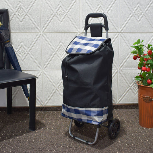 Carucior de piata pliabil, Naimeed D4941, 2 roti, 37 L, Negru