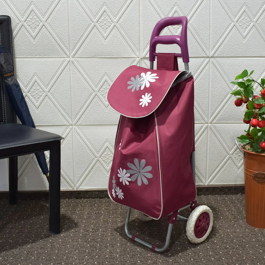 Carucior de piata pliabil, Naimeed D4942, 2 roti, 37 L, Rosu - 221.ro