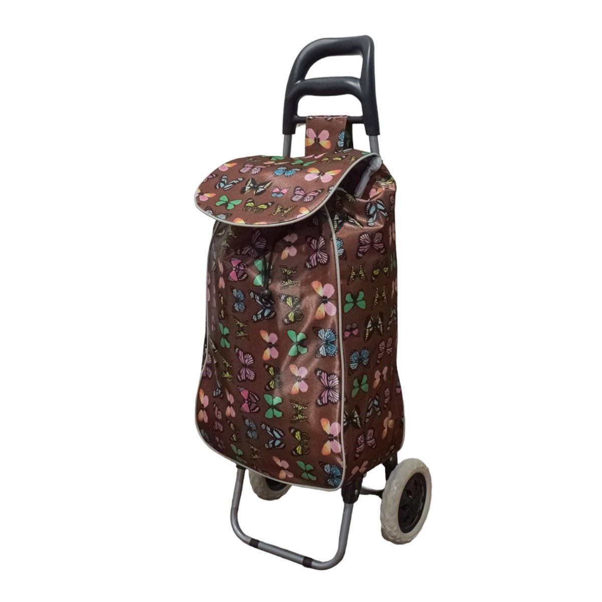 Carucior de piata pliabil, Naimeed D4944, 2 roti, 37 L, Maro