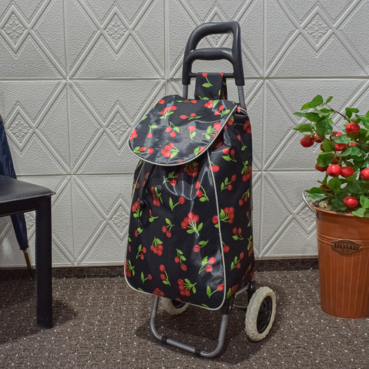 Carucior de piata pliabil, Naimeed D4944, 2 roti, 37 L, Negru