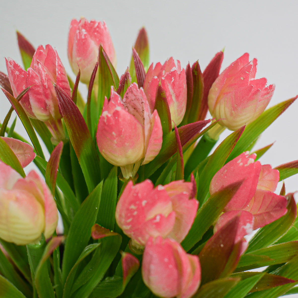 Aranjament floral artificial, in ghiveci, Naimeed D4953, Roz