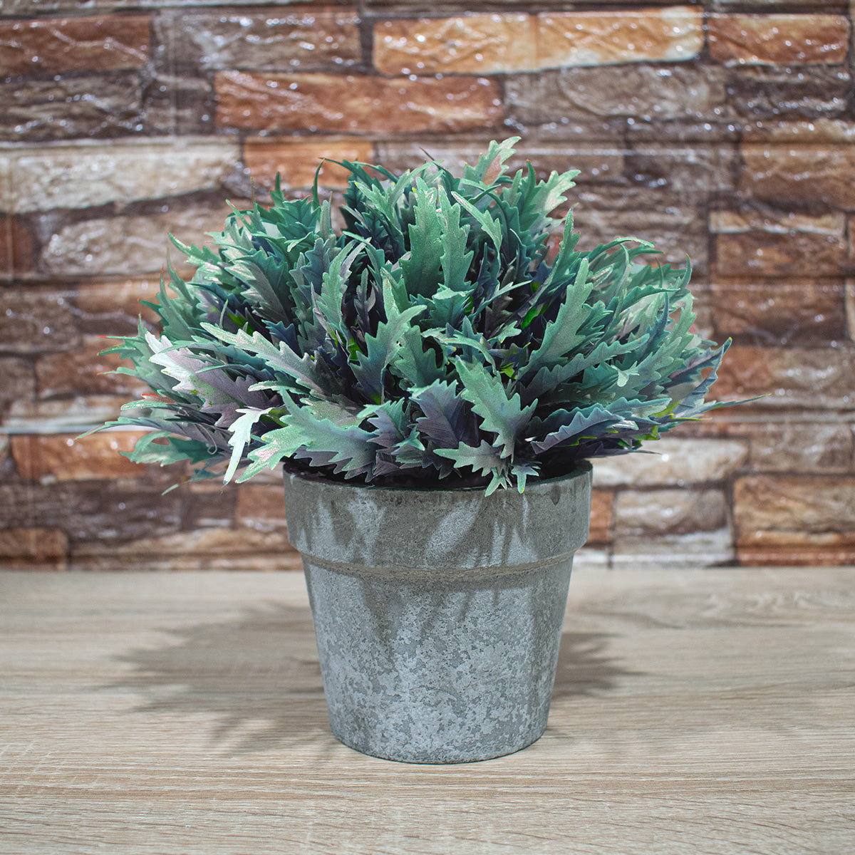 Planta Artificiala cu Ghiveci, D4955, Turcoaz