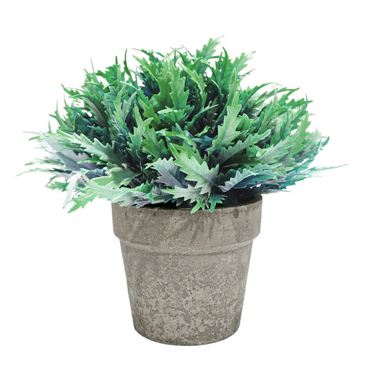 Planta Artificiala cu Ghiveci, D4955, Turcoaz