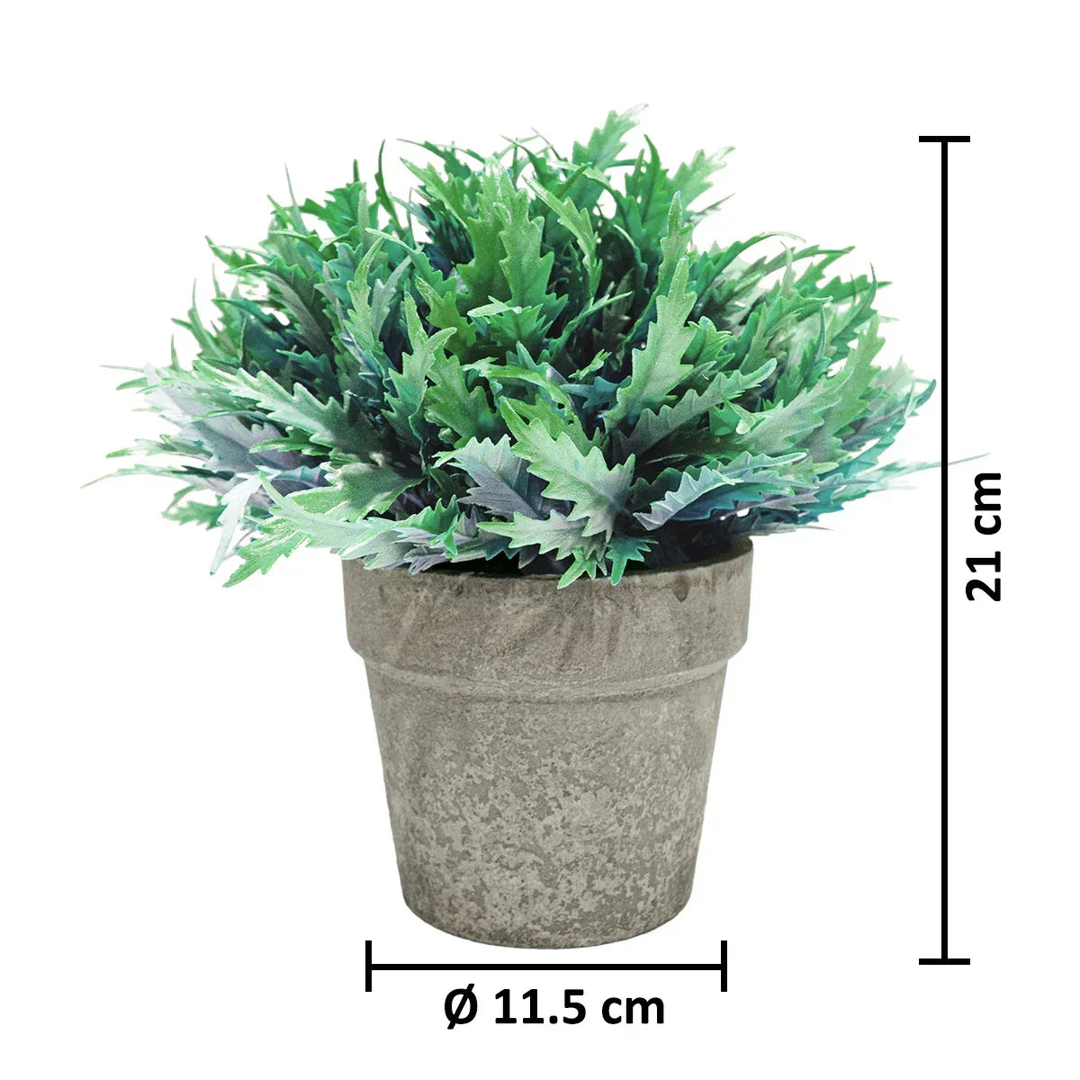 Planta Artificiala cu Ghiveci, D4955, Turcoaz - 221.ro