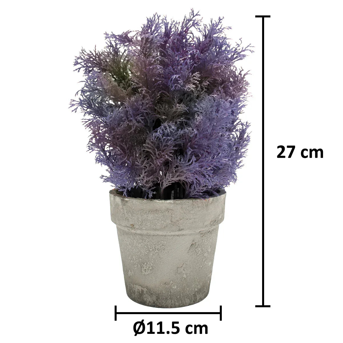Planta Artificiala cu Ghiveci, D4956, Mov - 221.ro