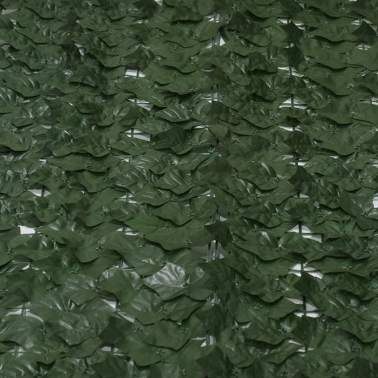 Plasa gard, frunze artificiale, Naimeed D4959, Iedera, paravan pentru balcon, terasa si gard, Verde