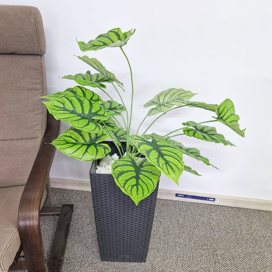 Planta artificiala, Syngonium fara ghiveci, Naimeed D4996, 67x57 cm, Verde