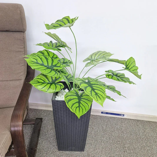 Planta artificiala, Syngonium fara ghiveci, Naimeed D4996, 67x57 cm, Verde - 221.ro