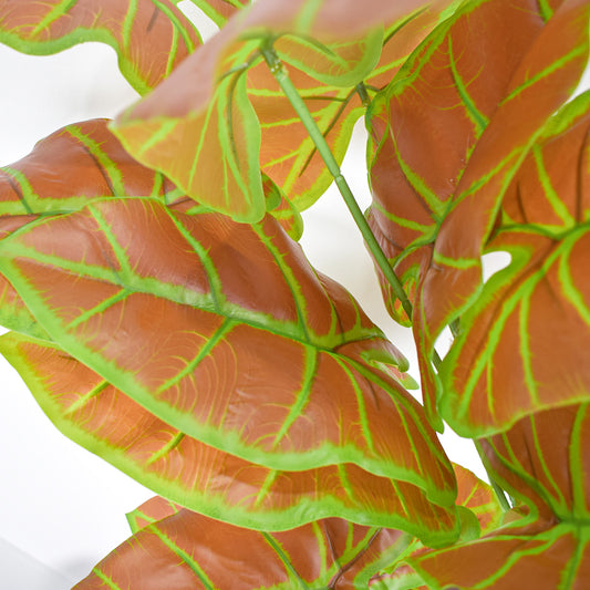 Planta artificiala, fara ghiveci, inaltime 60cm, Naimeed D4997, Rosu