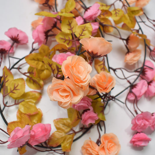 Set 3 ghirlande artificiale, Naimeed D5004, Multicolor, 1.7m