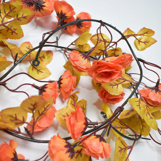 Set 3 ghirlande artificiale, Naimeed D5004, Portocaliu, 1.7m - 221.ro