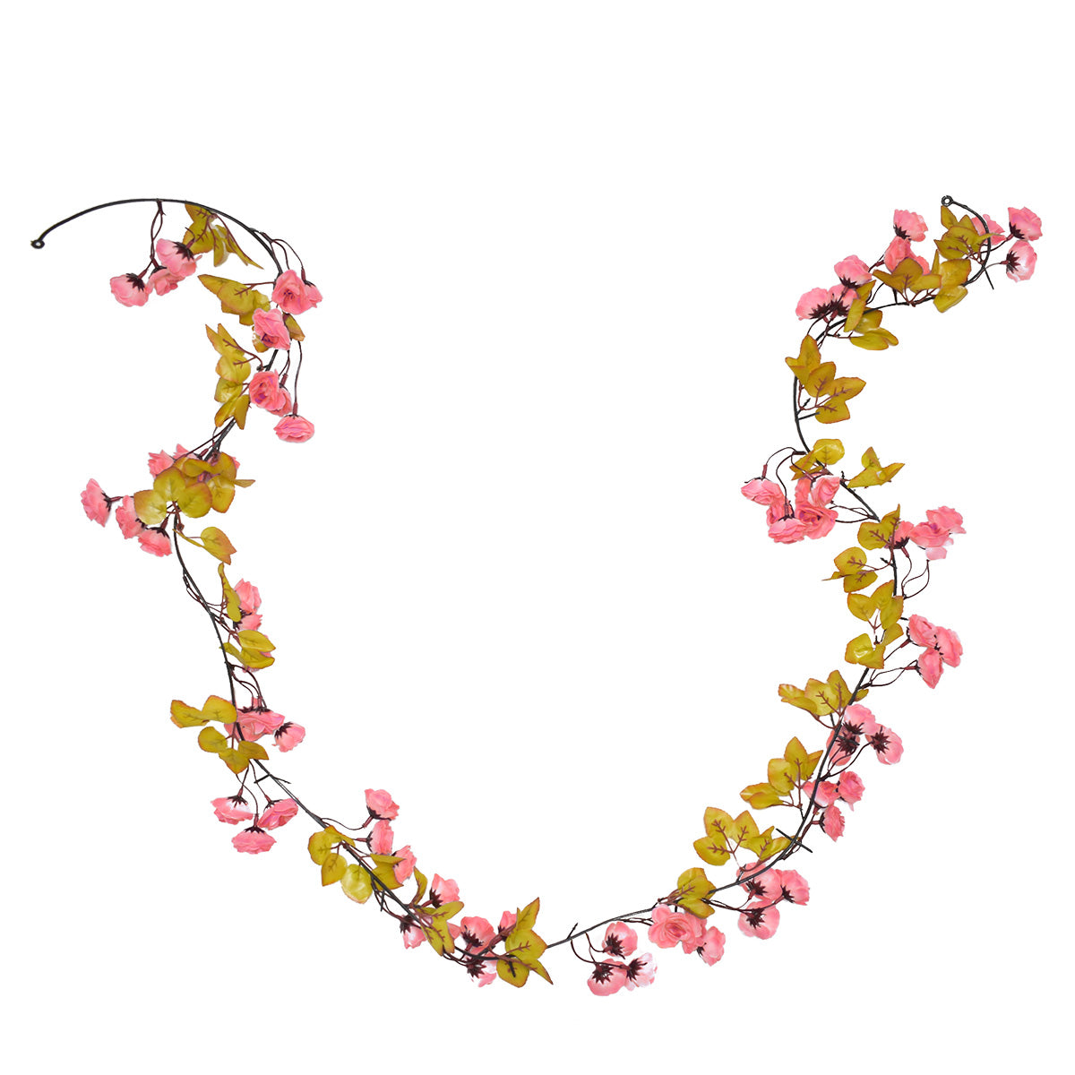 Set 3 ghirlande artificiale, Naimeed D5004, Roz, 1.7m