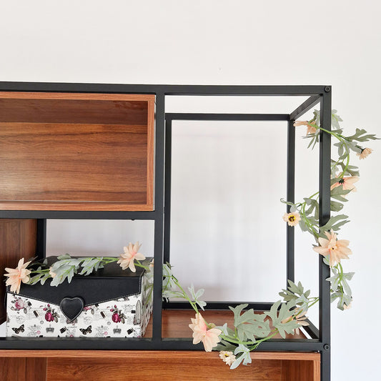 Ghirlanda artificiala, Naimeed D5006, Crem, 1.7m