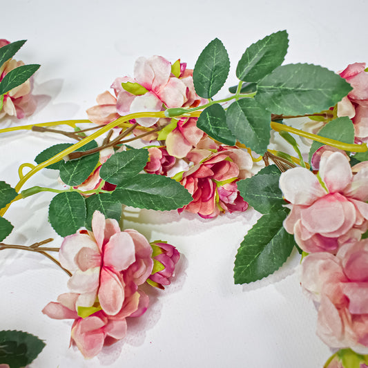 Planta artificiala, tip ghirlanda, Naimeed D5007, Roz inchis, 1.7m