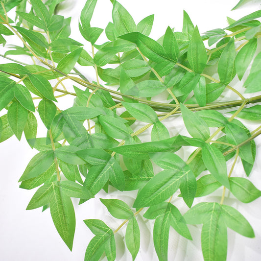 Set 3 plante artificiale, tip ghirlanda, Naimeed D5009, Verde, 2m