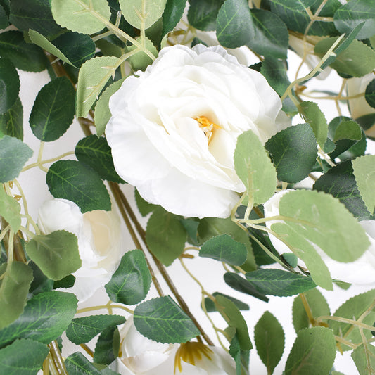 Planta artificiala curgatoare, inaltime 80cm, Naimeed D5011, Alb