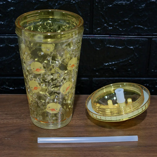 Pahar cu capac, Frosty Mug, Naimeed D5019, Ratusca-Galben - 221.ro