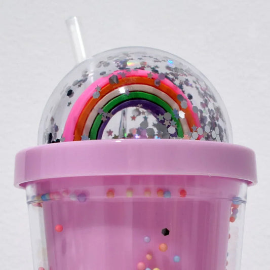 Pahar cu capac, Naimeed D5021, Roz - 221.ro