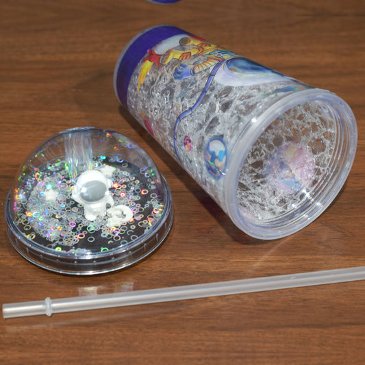 Pahar cu capac, Naimeed D5023 , Astronaut-Galben