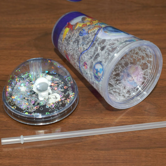 Pahar cu capac, Naimeed D5023 , Astronaut-Galben - 221.ro