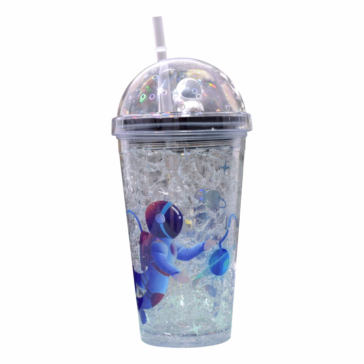 Pahar cu capac, Naimeed D5023, Astronaut- Albastru