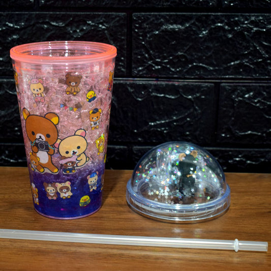 Pahar cu capac, Naimeed D5024, Ursuleț-Mov